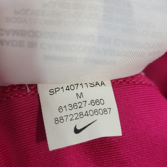 Nike Slim Fit Dri-Fit Magenta Athletic Tank Top - Picture 7 of 8